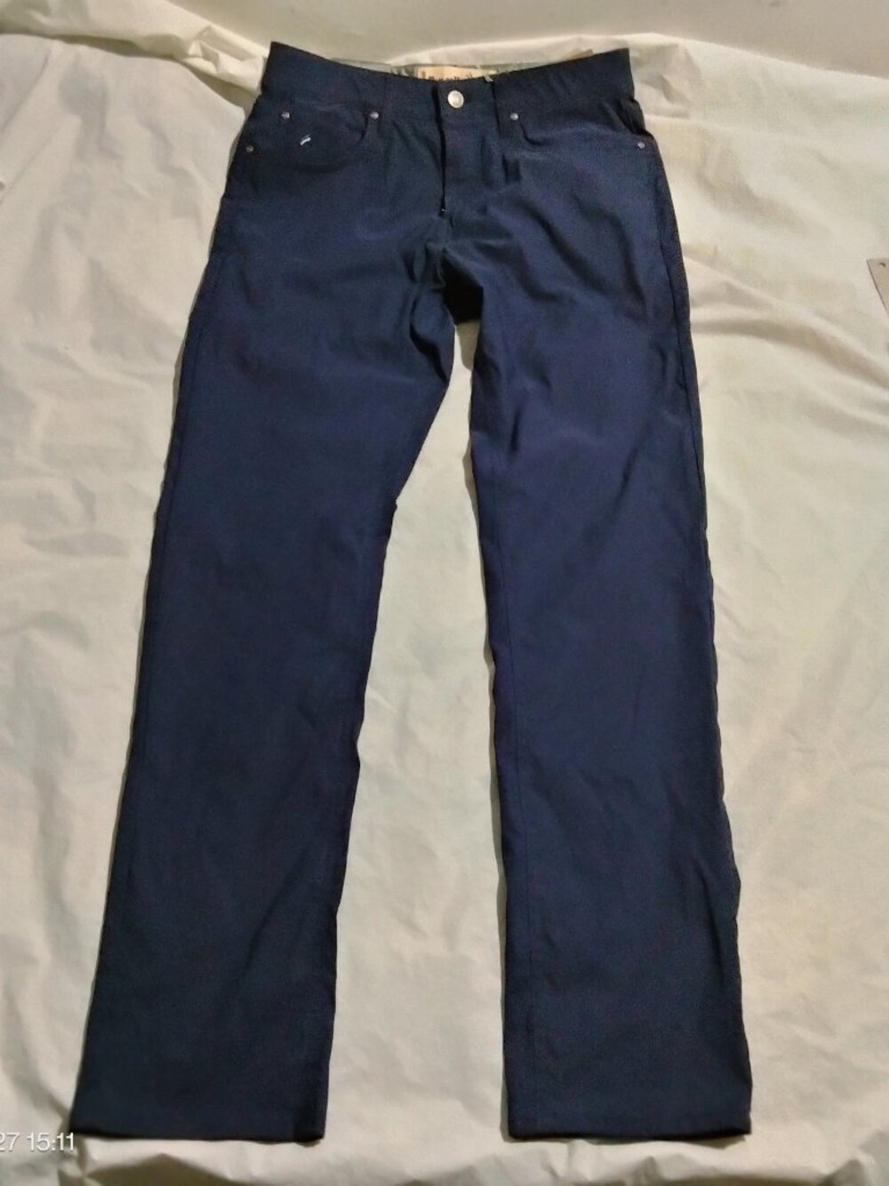 Tailor Vintage Canaan Slim Fit Performance Tech Pants Mens 30x32 Navy Blue NWT